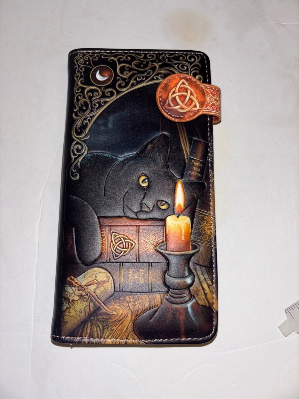 CAT WALLET…EVA PORTER’S WHIMSICAL AND FUN.. VEGAN LEATHER..WALLET 
“NEMESIS NOW”